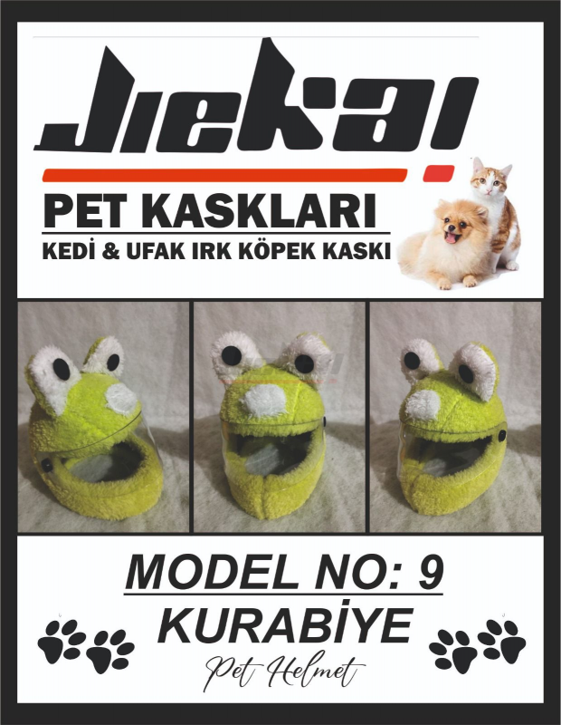 JİEKAİ K114 KEDİ VE KÖPEK KASKI MODEL: 9 ( KASK YERLİ ÜRETİM )