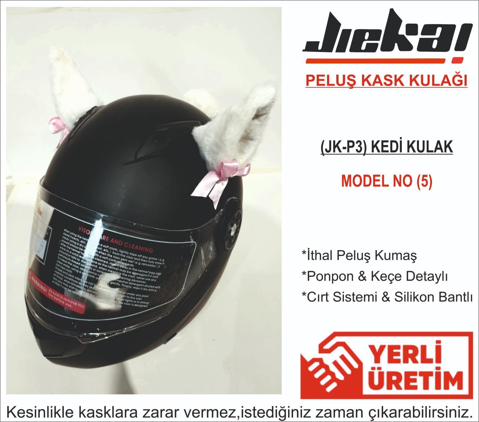 PELUŞ KASK KULAĞI (JK-P3) KEDİKULAK