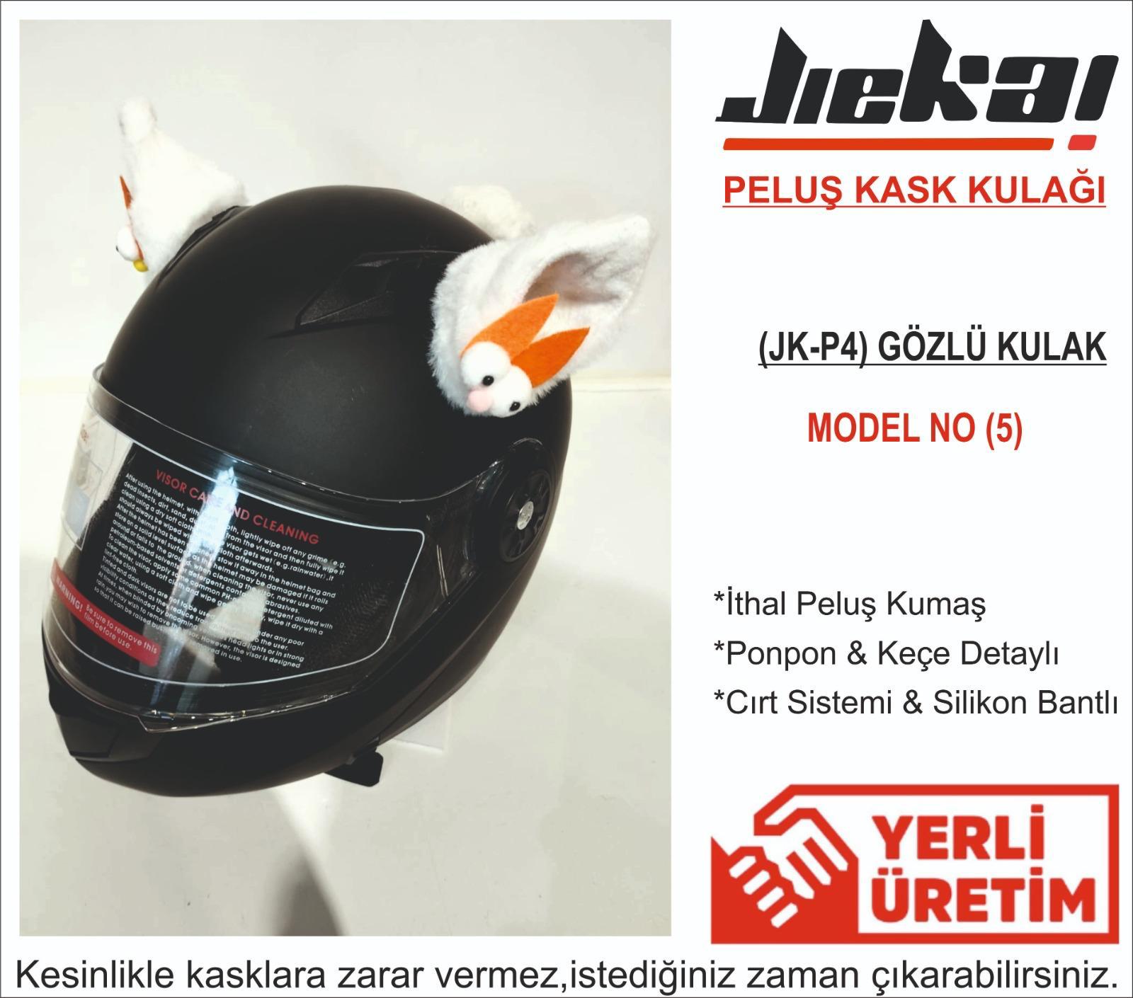 PELUŞ KASK KULAĞI (JK-P4) GÖZLÜ KULAK