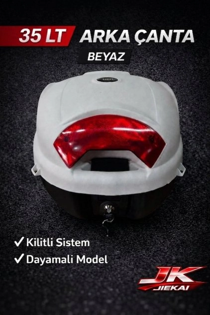 35 LT *BEYAZ* ARKA ÇANTA SIRT DAYAMALI