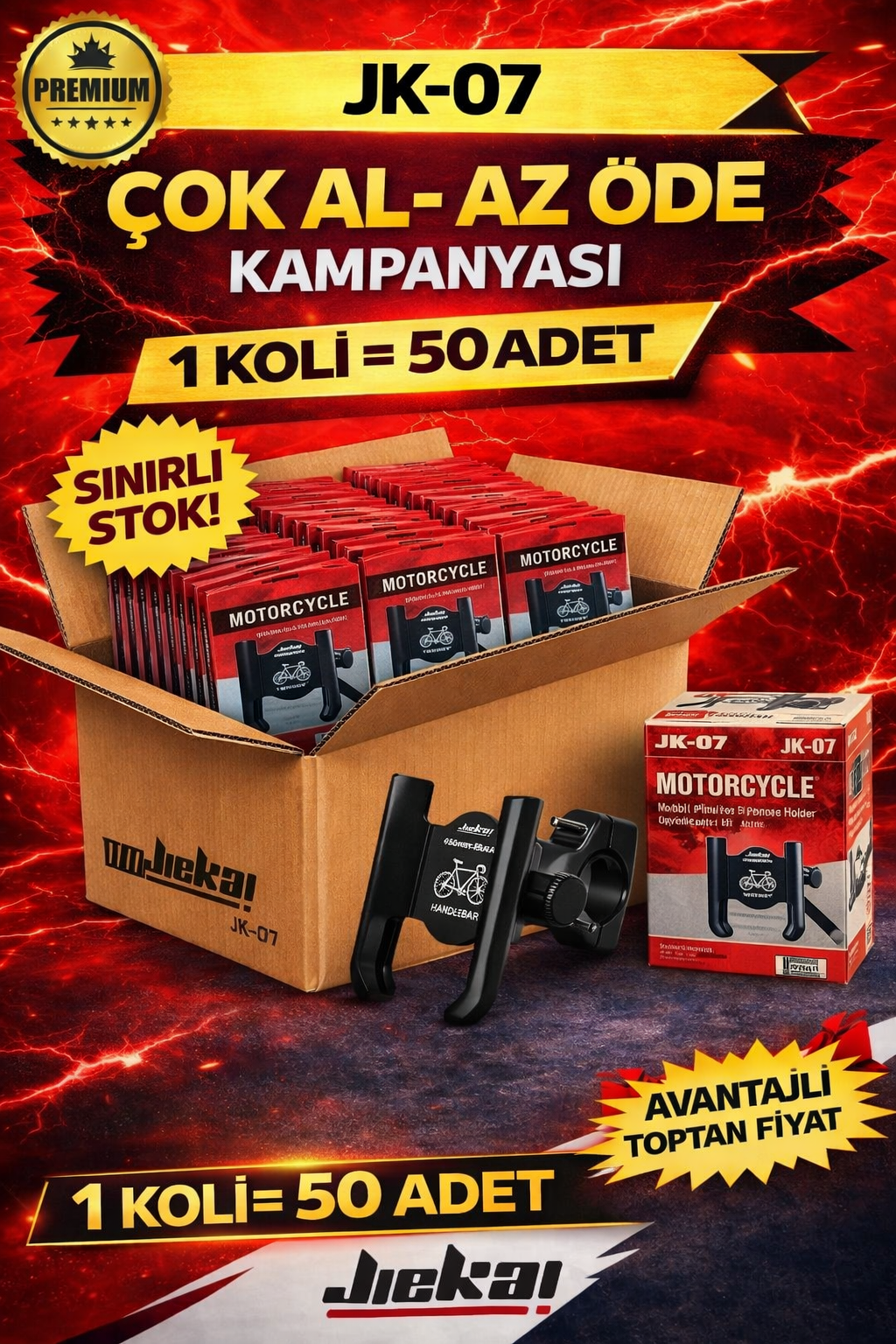 JİEKAİ BAYİLERİNE ÖZEL KAMPANYASI JK-07 TELEFON TUTUCU (KOLİ FİYAT)