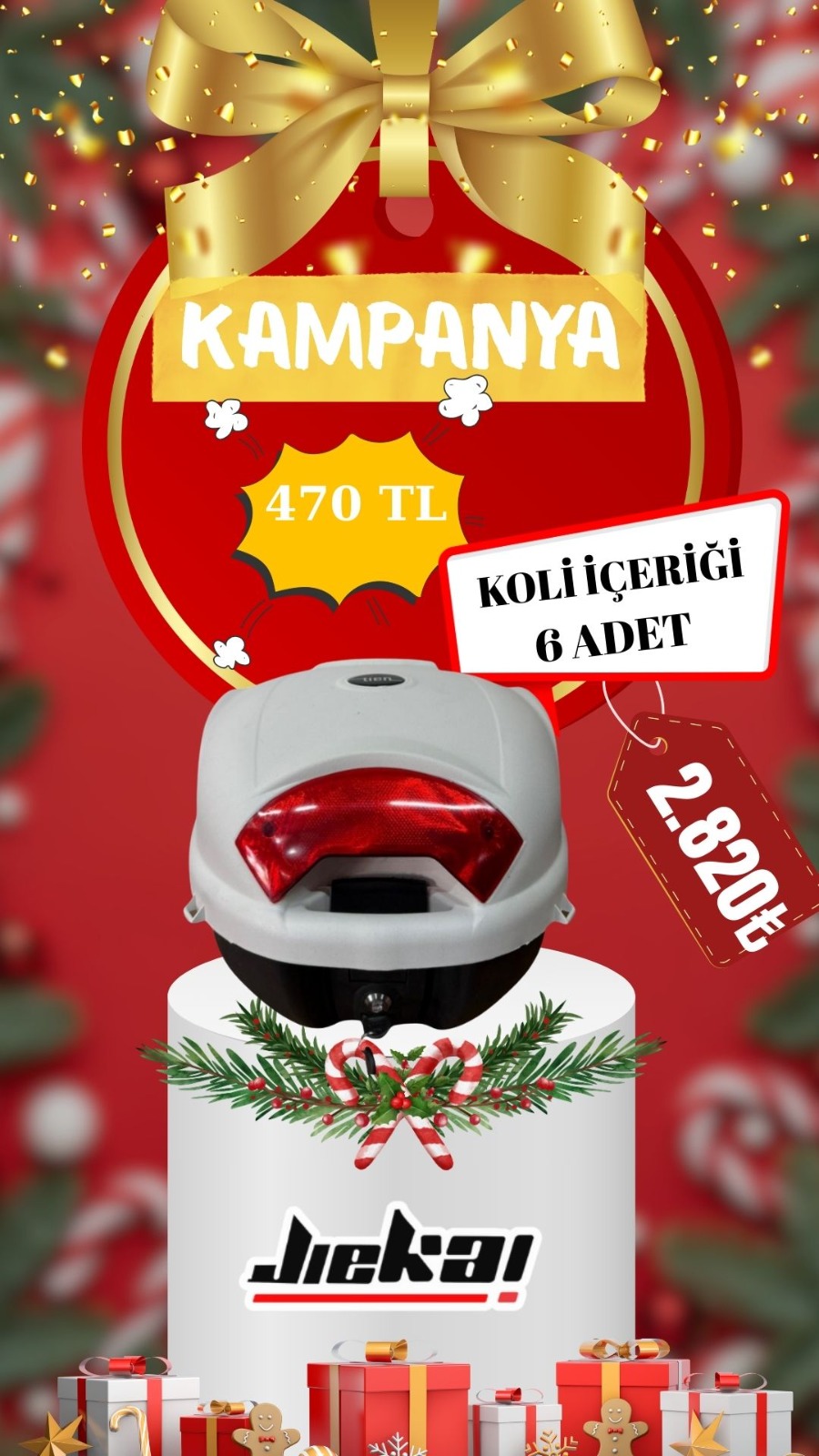 JİEKAİ YILBAŞI KAMPANYASI 35 LT BEYAZ ARKA ÇANTA SIRT DAYAMALI (KOLİ FİYAT)