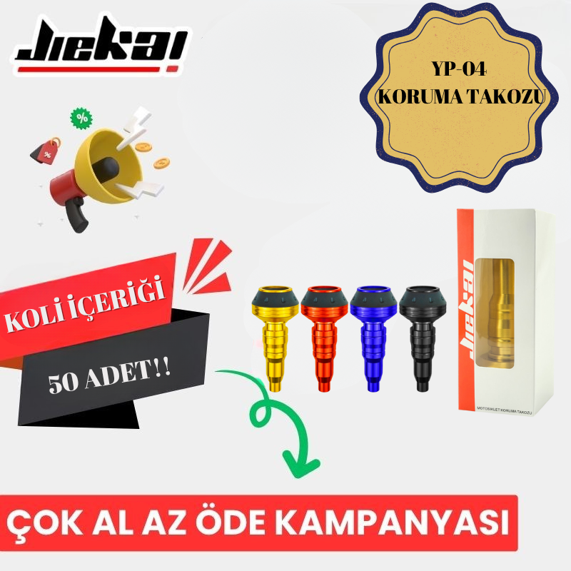 YP-04 RENKLİ KORUMA TAKOZU ( ADET FİYATIDIR ) *KOLİ İÇERİĞİ 50 ADET*