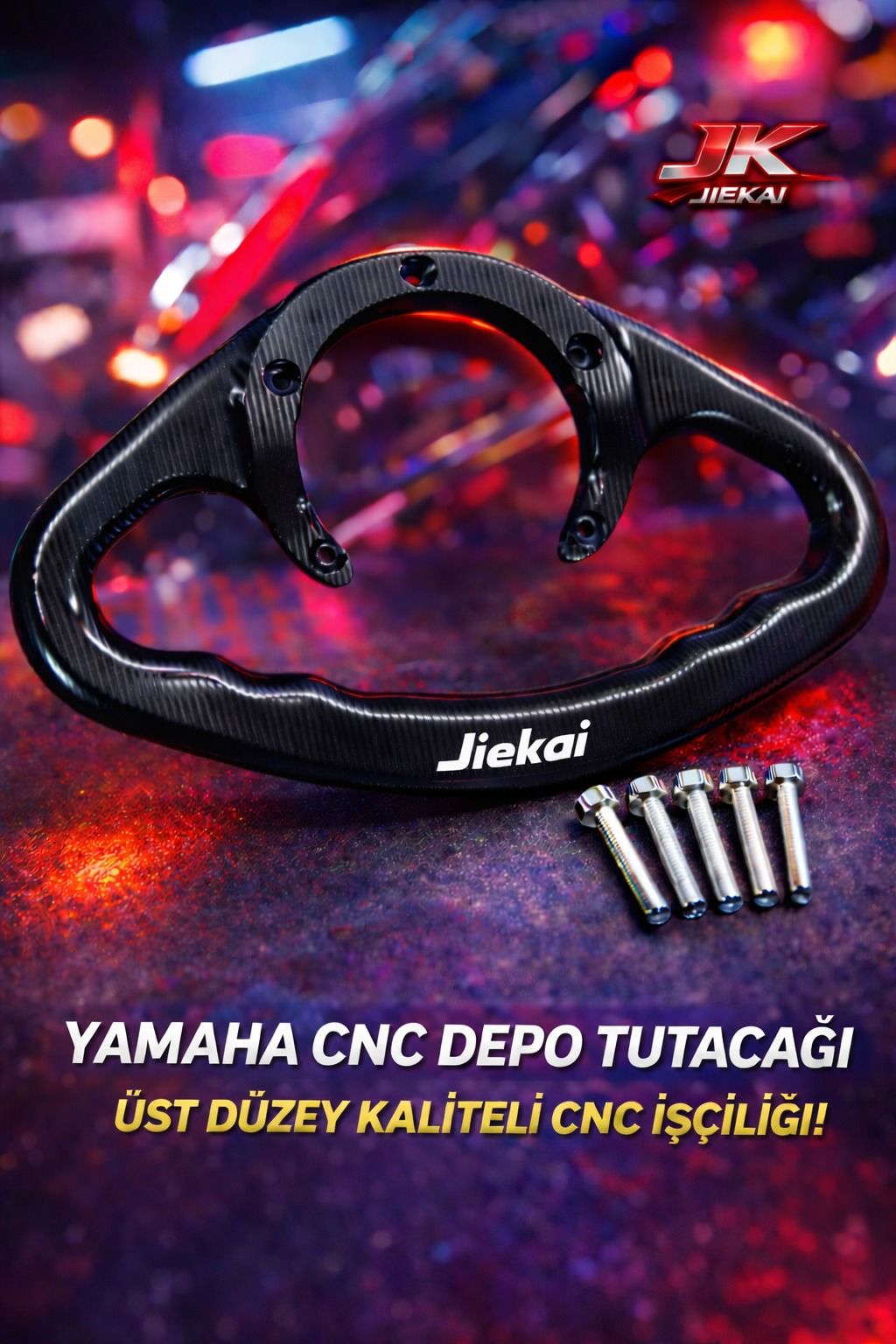 DP299 YAMAHA DEPO TUTAMAÇ *SİYAH* ( AÇIKLAMADA UYUMLU MODELLER )