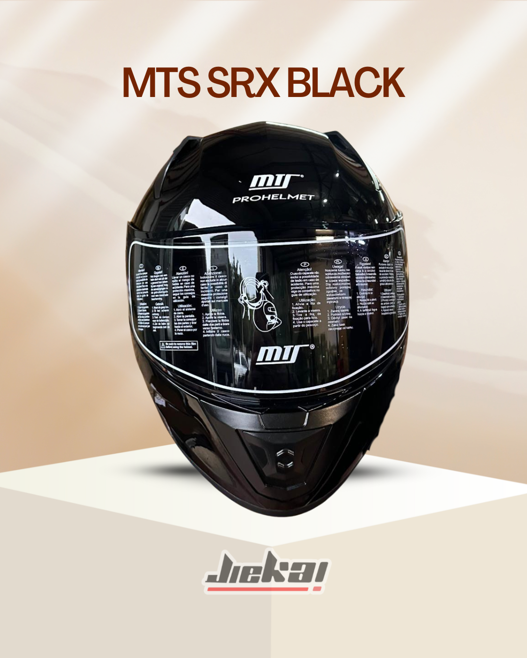 MTS FULL FACE 801 SRX BLACK KASK