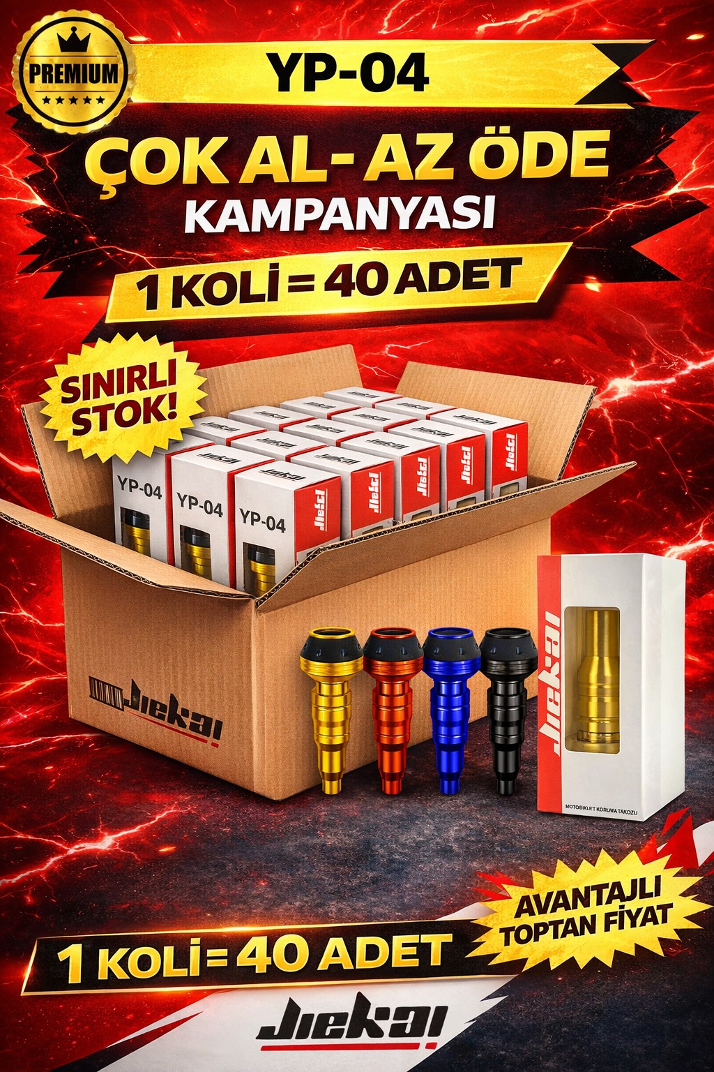 JİEKAİ BAYİLERİNE ÖZEL KAMPANYASI YP-04 (KOLİ FİYAT)