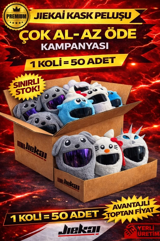 JİEKAİ BAYİLERİNE ÖZEL KAMPANYASI JİEKAİ PELUŞ (KOLİ FİYAT)