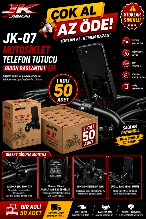 JİEKAİ BAYİLERİNE ÖZEL KAMPANYASI JK-07 TELEFON TUTUCU (KOLİ FİYAT)