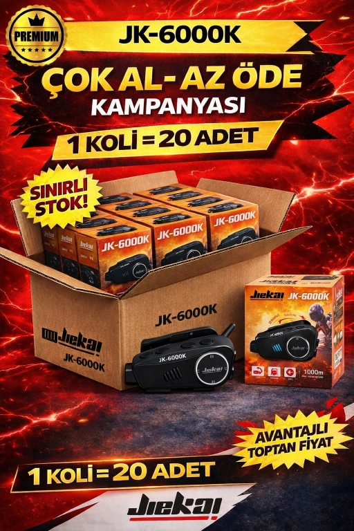 JİEKAİ BAYİLERİNE ÖZEL KAMPANYASI JK-6000K İNTERKOM (KOLİ FİYAT)