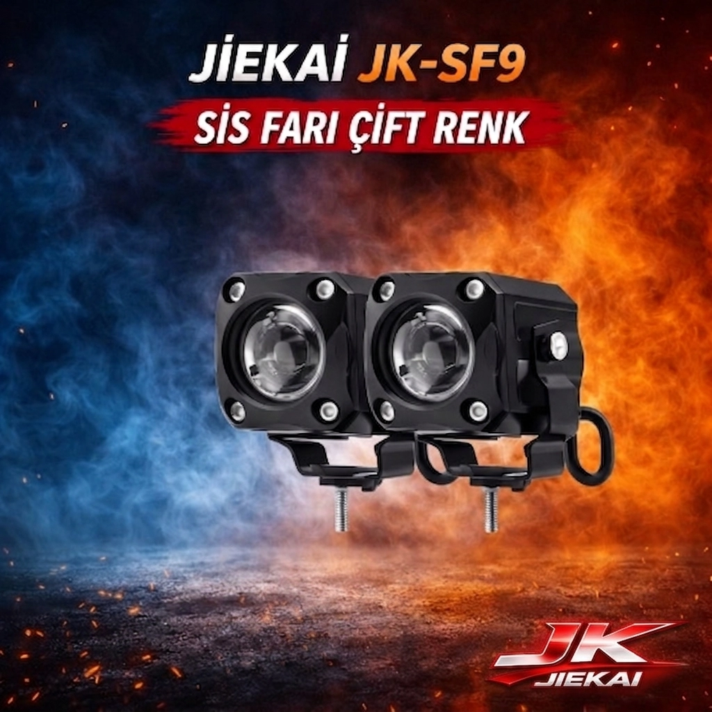JİEKAİ JK-SF9 SİS FARI ÇİFT RENK ( ADET FİYATIDIR )