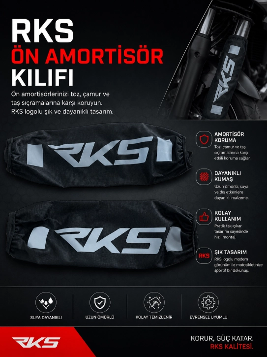 JİEKAİ RKS Uyumlu Ön Amortisör Kılıfı