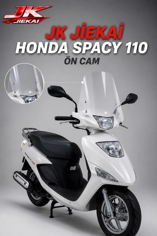 JK JİEKAİ HONDA SPACY 110 ÖN CAM (35 CM APARATLI)