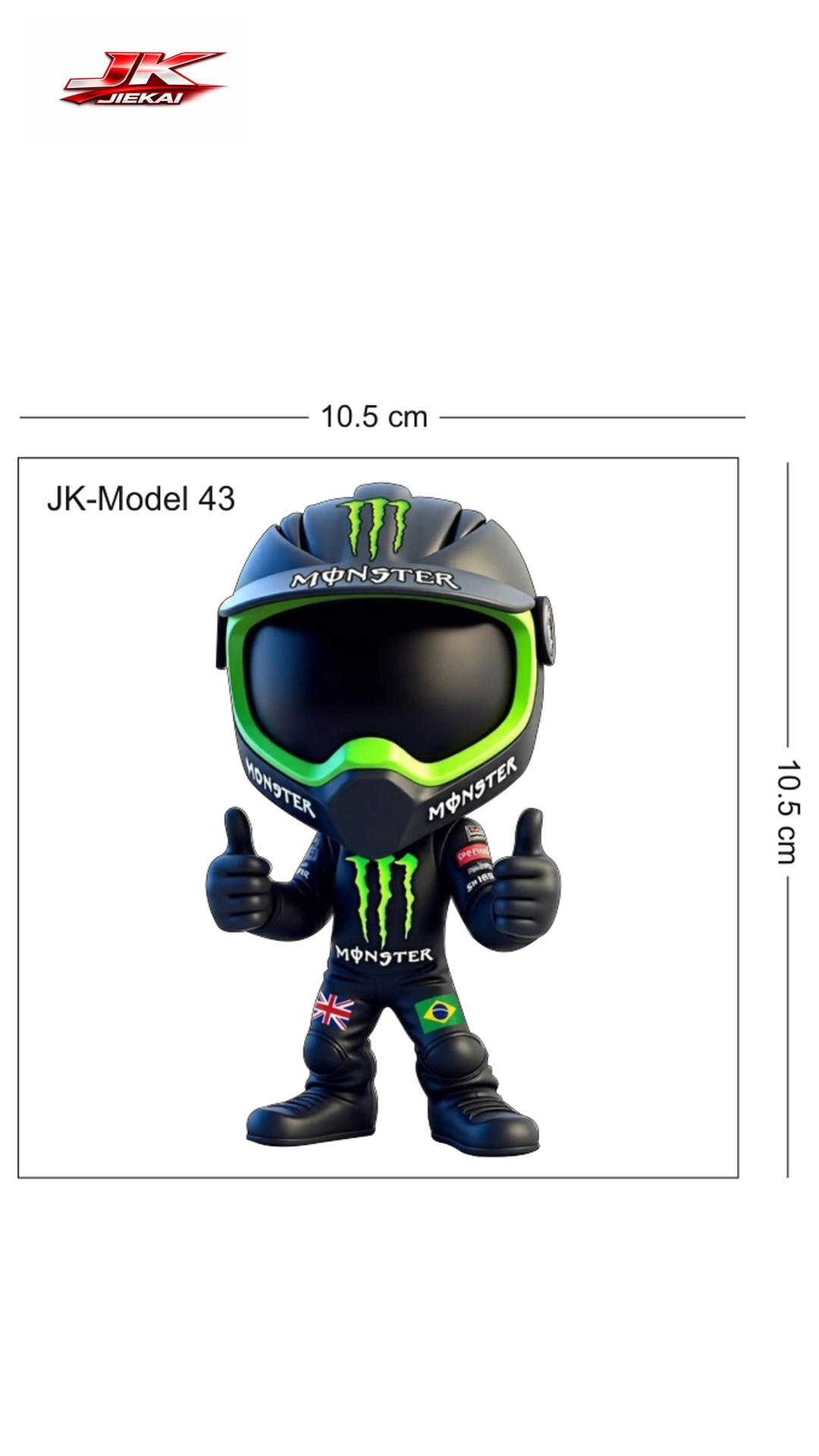 JK JİEKAİ MOTOSİKLET KASK AKSESUARI STİCKER MODEL 43 / MİNİMUM ALIM ADEDİ TOPTAN BAYİ MÜŞTERİLERİMİZ İÇİN 5 ADETTİR.
