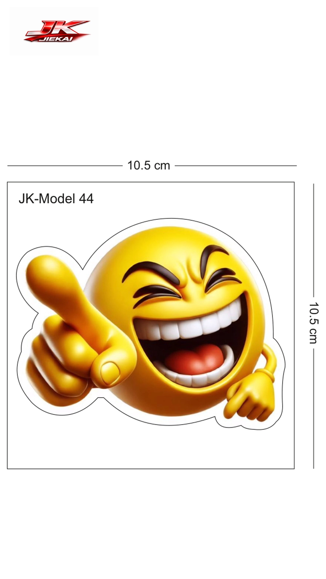 JK JİEKAİ MOTOSİKLET KASK AKSESUARI STİCKER MODEL 44