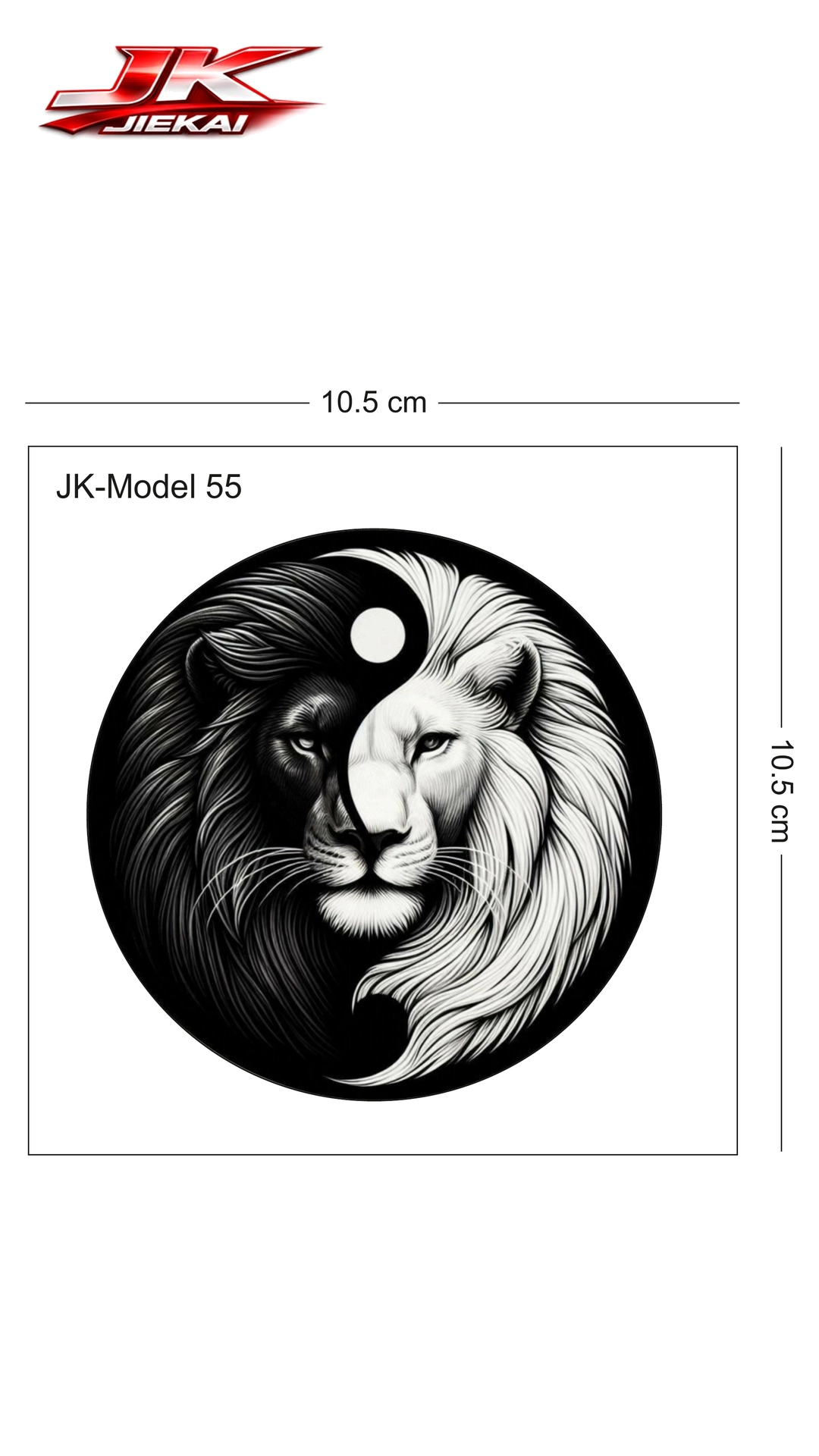 JK JİEKAİ MOTOSİKLET KASK AKSESUARI STİCKER MODEL 55 / MİNİMUM ALIM ADEDİ TOPTAN BAYİ MÜŞTERİLERİMİZ İÇİN 5 ADETTİR.