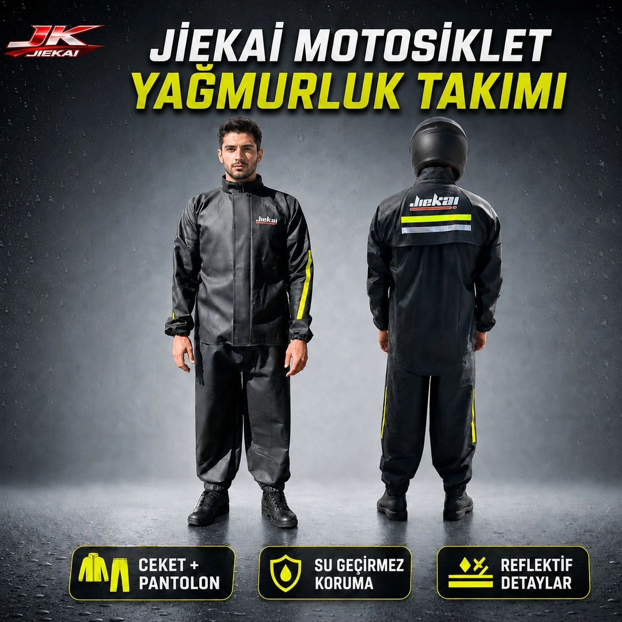 JK200 YAĞMURLUK TAKIM - GARANTİLİ